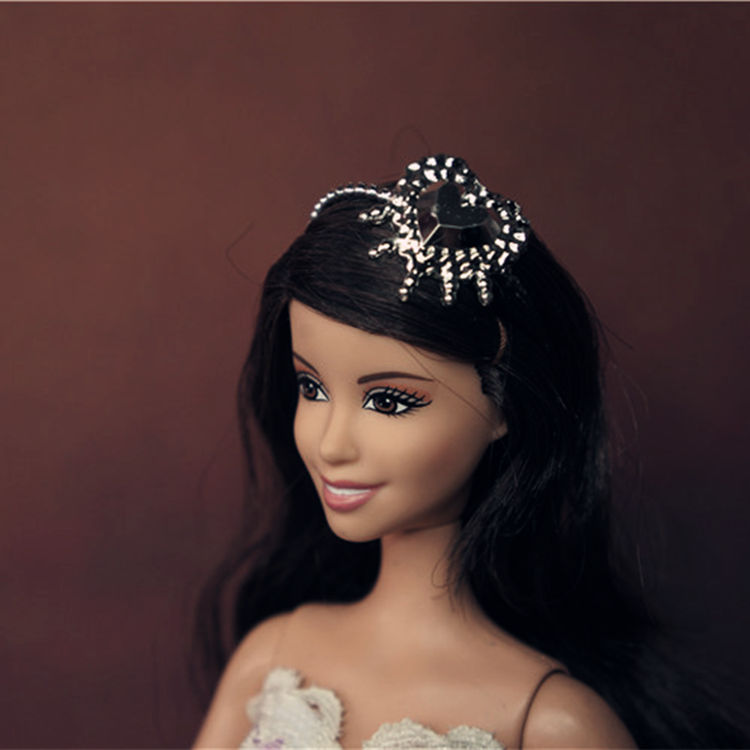 Barbie phụ kiện búp bê Barbie mặc quần áo phụ kiện búp bê Bông tai vòng cổ Bông tai đồ chơi bé gái