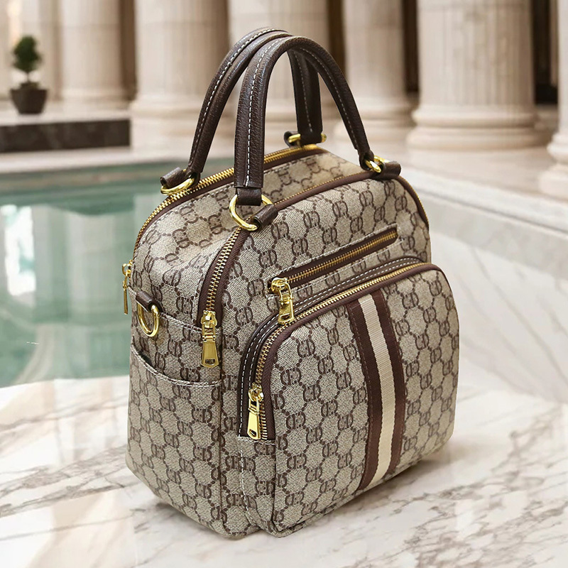 A Miao Jia~ Multi-Layer Large-Capacity Crossbody Women's Bag 2024 New Model Trendy Bag with a High-End Feel Shoulder Bag