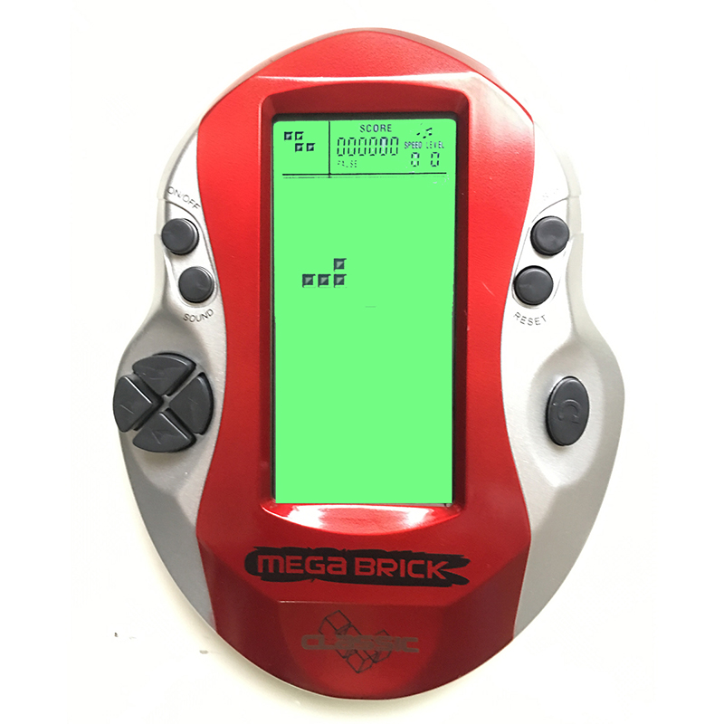 Promotion of new oversized screen Russia Tetris palm machine 7080 back nostalgic old children's puzzle toy games