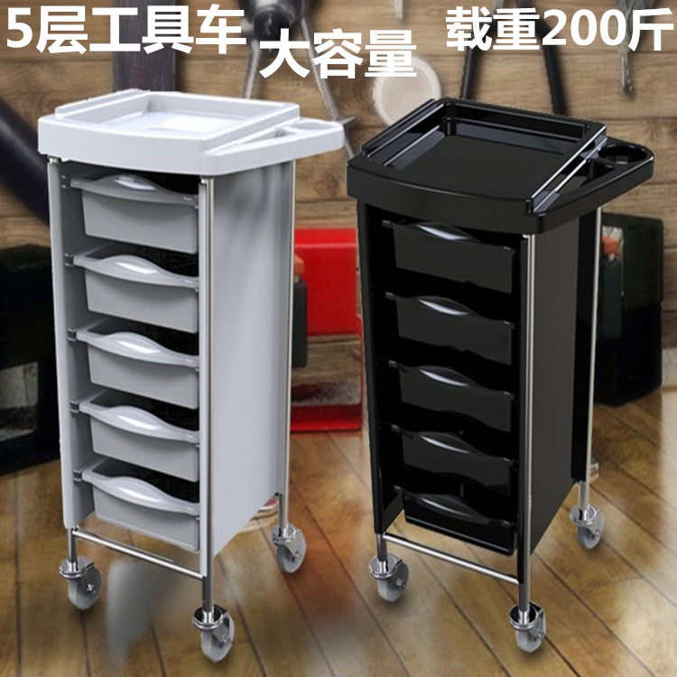 Hairdressing tool cart with hair dryer ring hair salon trolley hairdressing tool cart hot dyeing hairdressing cart new
