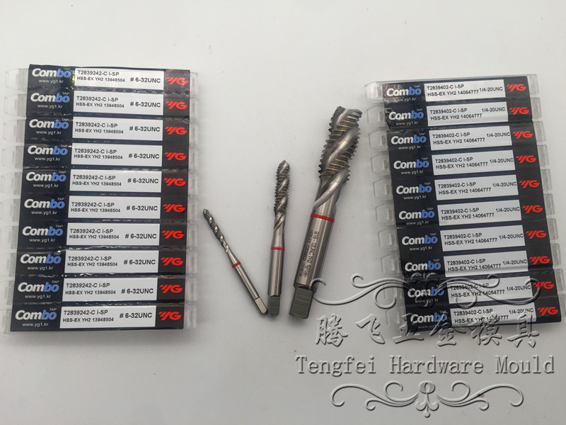 YG COMBO multipurpose US-made screw screw tapping with screw tapping 1 4-20 5 16-18 3 8-16UNC