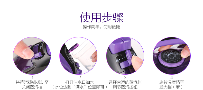 bàn ủi hơi nước lock&lock Máy ủi cầm tay Haier / Haier HY-Y1636Z Bàn ủi hơi nước cầm tay công suất cao - Điện sắt bàn là hơi nước đứng