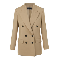 (Italian design) Langzi wool retro professional suit jacket 2024 spring new suit top
