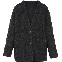(Italian design) Longposture High sense commuter Lean Imitation Fur Coats Temperament New Winter Blouse Women