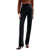 Langzi wool straight-leg slimming temperament and high-end commuting workplace pants for women 2024 autumn new suit pants