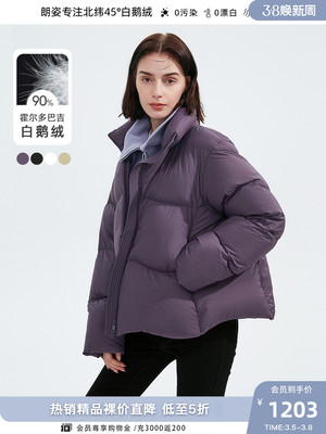 taobao agent Velvet keep warm down jacket, goose down, for leisure, trend of season