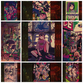 Zutomayo mayo night retro showa ins peripheral album hot girl poster wallpaper wall sticker modern decorative painting