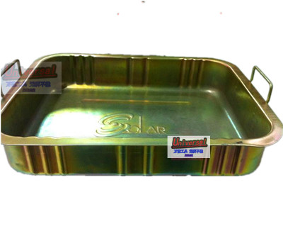  Thickened large cleaning iron plate Water plate Pick-up oil plate Iron oil basin Oil basin Oil change tool
