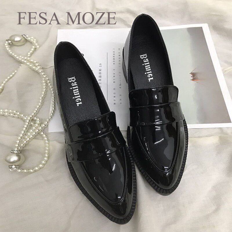 Star's same Inn Wind Little PixIE Female Han Edition 100 lap 2023 Spring autumn new genuine leather flat bottom single XIins-Taobao