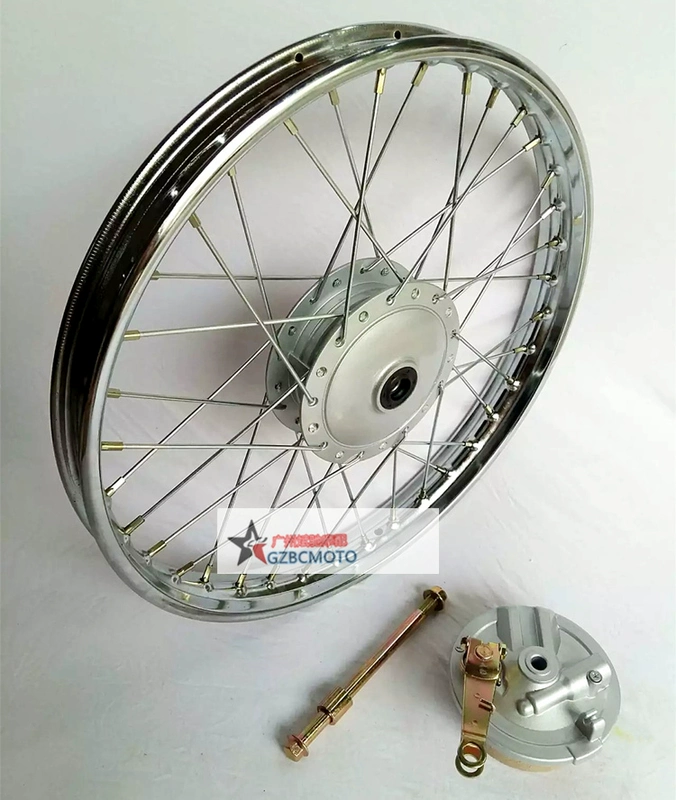 Bánh xe mô tô CG125 bánh trước và sau bánh xe lưới sửa đổi retro trống phanh 161718 inch - Vành xe máy