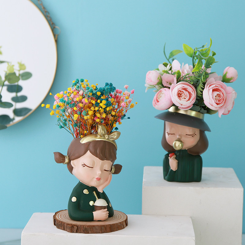 ins wind simulation flower fake flower living-room furnishing dry flower bouquet table flower pendulum flower Morden girl floral little swing piece