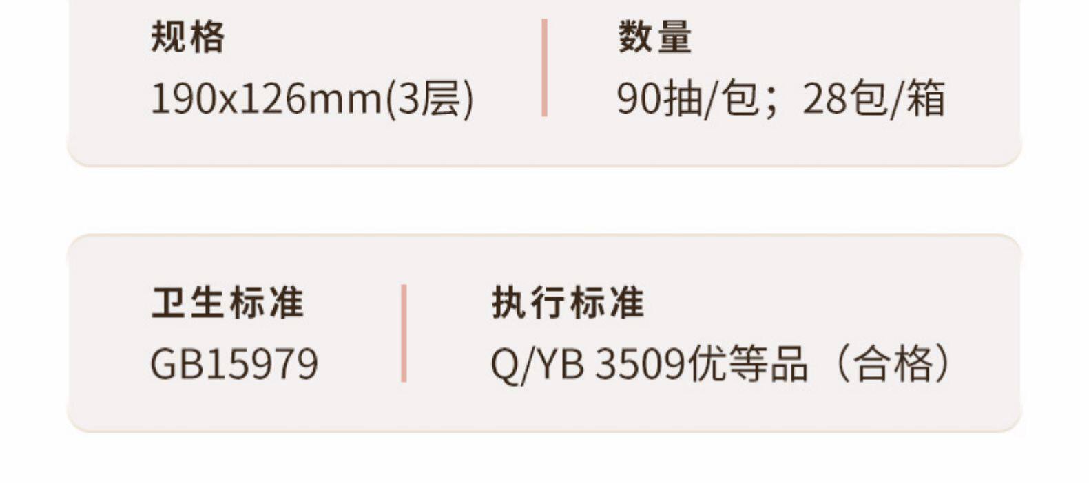 中石化出品 鸥露 高端竹浆抽纸 3层*90抽*28包 图4