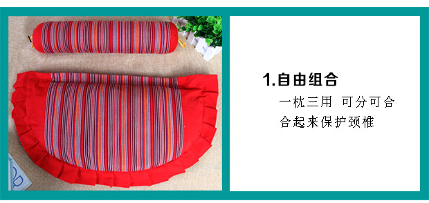 Gối cổ tử cung sửa chữa cột sống cổ tử cung đặc biệt chăm sóc sức khỏe người lớn gối cổ gối đơn kiều mạch gối da gối tròn gối chữ u