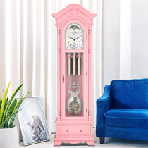 Maple leaf timepiece Chinese style seat bell solid wood table clock Hemler machinery landing bell living room pendulum clock music at 6857