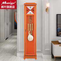 German Hermler Mechanical Bell Landing Bell Household Solid Wood Art Seat Clock Pendulum Pieces Living-room Clocks Light Extravagant Decor