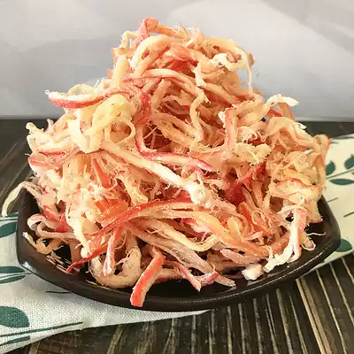 Dalian specialty squid strips carbon roasted original hand-torn seafood dried snack snacks 150g