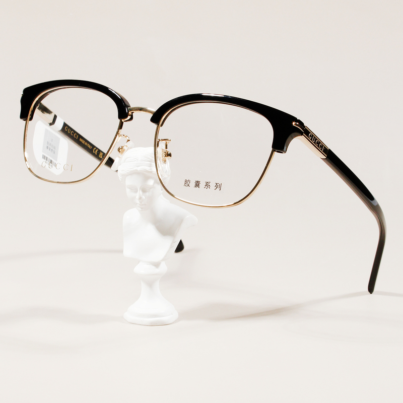 Gucci Eyeglass Frames New Vintage Classic Browline Frames Can Be Fitted with Prescription Lenses for Men Gg1901Oa Gucci Eyeglass Frames New Vintage Classic Browline Frames Can Be Fitted with Prescription Lenses for Men Gg1901Oa