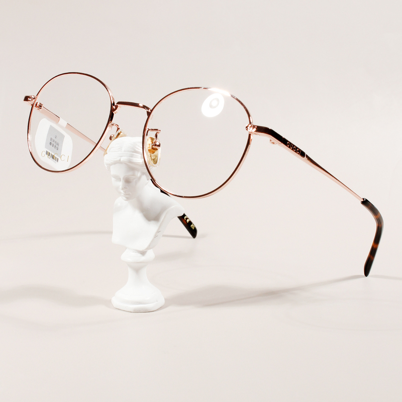 [New Model] Gucci Eyeglass Frame Gucci Capsule Series Round Frame Optical Myopia Glasses Frame Gg2004Oa