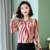 Осенняя рубашка, модный осенний лонгслив, в корейском стиле, в западном стиле, свободный крой