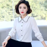 Рубашка с бантиком, лонгслив, осенняя галстук-бабочка, универсальный комбинезон