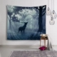 Elk head Vẻ đẹp Bắc Âu ins treo vải nền tường trang trí vải tấm thảm tường chăn vườn sofa khăn trải bàn