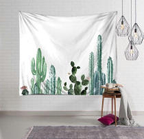 Cactus modern simple Nordic literary style ins hanging cloth wall background decoration painting wall tapestry sand blanket towel
