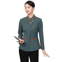 Cleaning Work Suit Woman Long Sleeve Autumn Winter Clothing Hotel Guest Room PA Attendant Property Auntie Cleaners Short Sleeves