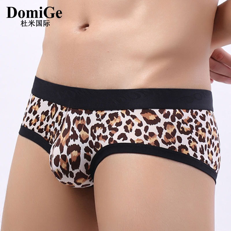 Dumi International sexy men's underwear Summer thin air permeable BAO WELN printed ultra low waist small four-corner pants triangle pants