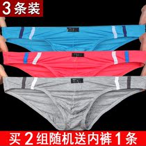 3-pack ladder cool mens sexual confusion tight bikini underwear summer thin breathable low waist breifs Sports