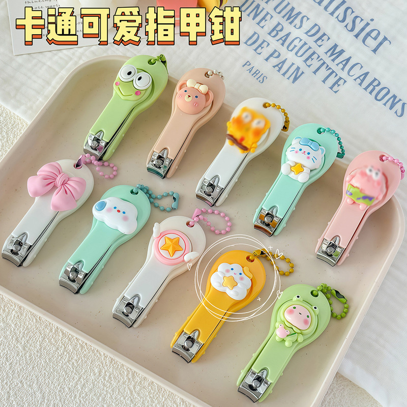 Cute Cartoon Nail Clippers Anti-Splash Portable Nail Scissors for Students and Children, Women's Manicure Nail Clippers, Single Piece Customization Cute Cartoon Nail Clippers Anti-Splash Portable Nail Scissors for Students and Children, Women's Manicure Nail Clippers, Single Piece Customization