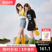 Rainshoe lady fashion new outdoor wearing summer waterproof adult rain boots high tube light water shoes