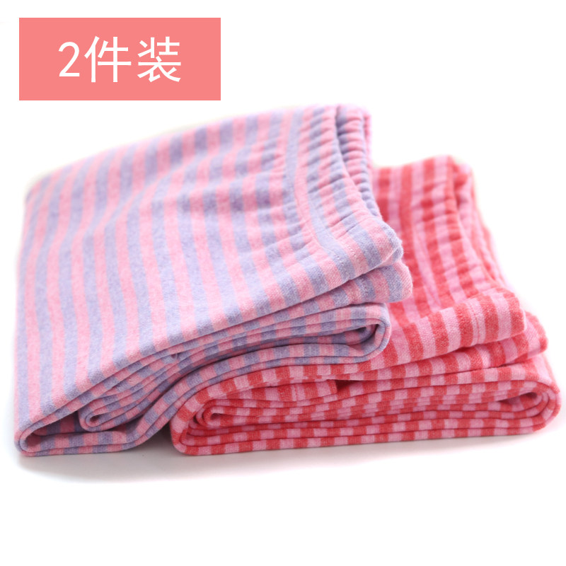 2 dress ladies thick hair satin monolayered sanitary pants with high waist elastic wire pants inner lap pants large size and fat MM long pants