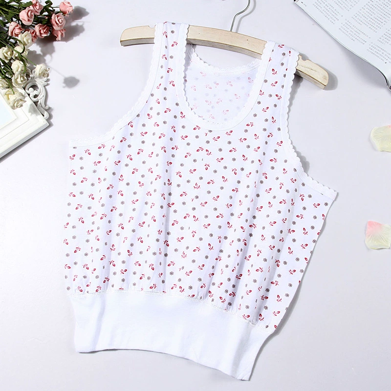 Trung niên và cũ ladies vintage cotton vest không tay vest kích thước lớn vai rộng tuổi áo mẹ mồ hôi áo sơ mi vải mẹ-in-law áo sơ mi áo lót nam trung niên