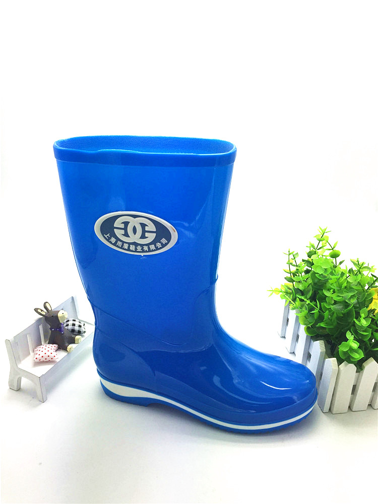 Authentic mưa che chắn mưa Thượng Hải nữ ống ba màu một lần giày nước chống trơn trượt bảo hiểm lao động công nghiệp bảo hiểm đi mưa giầy đi mưa