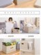 Thickened clothes storage box for household fabric cotton linen wardrobe quilt clothing finishing box foldable and large-sized cover