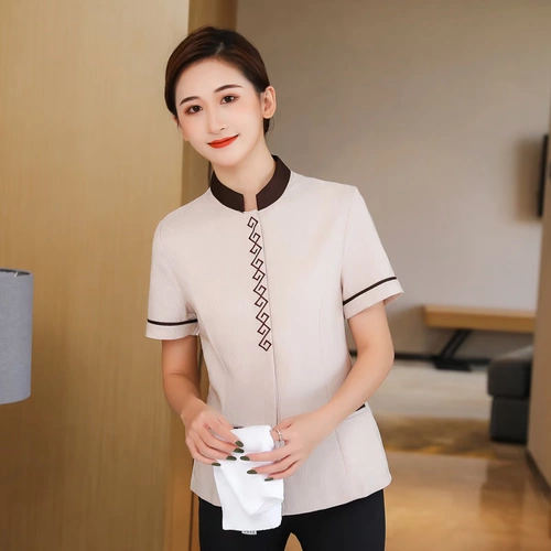 Летняя одежда, комнатный комплект для отеля для работы, короткий рукав