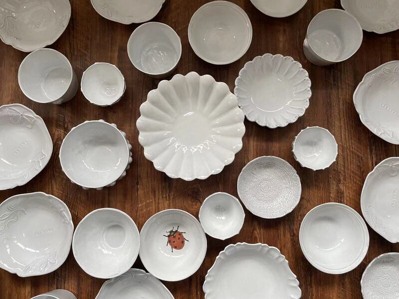 In-Stock French Astier De Villatte Bowls, Handmade Tableware