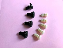 R-shaped nylon rivet pc plate fixed plastic rubber buckle plastic female expansion buckle Nail car buckle R2R3 series