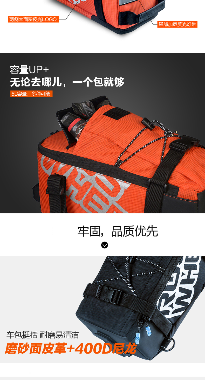 Sacoche pour vélo mixte ROSWHEEL - Ref 2215915 Image 9