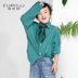 Eugenie trai Plaid Shirt 2020 mùa xuân mới Mid-Size Kids mỏng dài tay áo sơ mi trẻ em Top. 