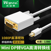 mini DP to vga male head mini DisplayPort Apple mac Thunder DVI HD adapter 1 8