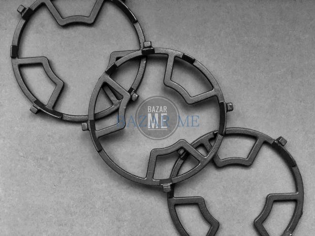 BAZAR ME gas stove cast iron holder non-slip milk pan rack gas cooker auxiliary boiler holder 45 claws universal