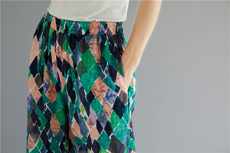 Quần phân bón cộng thêm cho phụ nữ XL mùa hè 2019 Quần nữ mới chất béo mm hoang dã rộng rãi - Quần Harem quần tập gym nữ