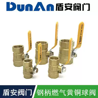 Q163 Dunan gas ball valve brass ball valve 4 points gas Special 6 minutes 1 inch