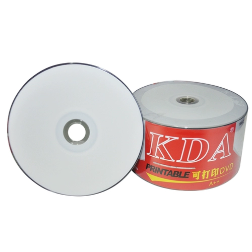 KDA Поверхность диска может печатать DVD-печати CD-ROM Blank DVD-R CD 4.7G CD-ROM White Surface Record Disk DVD+R Диск