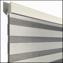 High shade soft yarn blinds shutter blinds Rome shading bedroom Book room Dining Room Dining Room room Curtains Balcony Half Shade