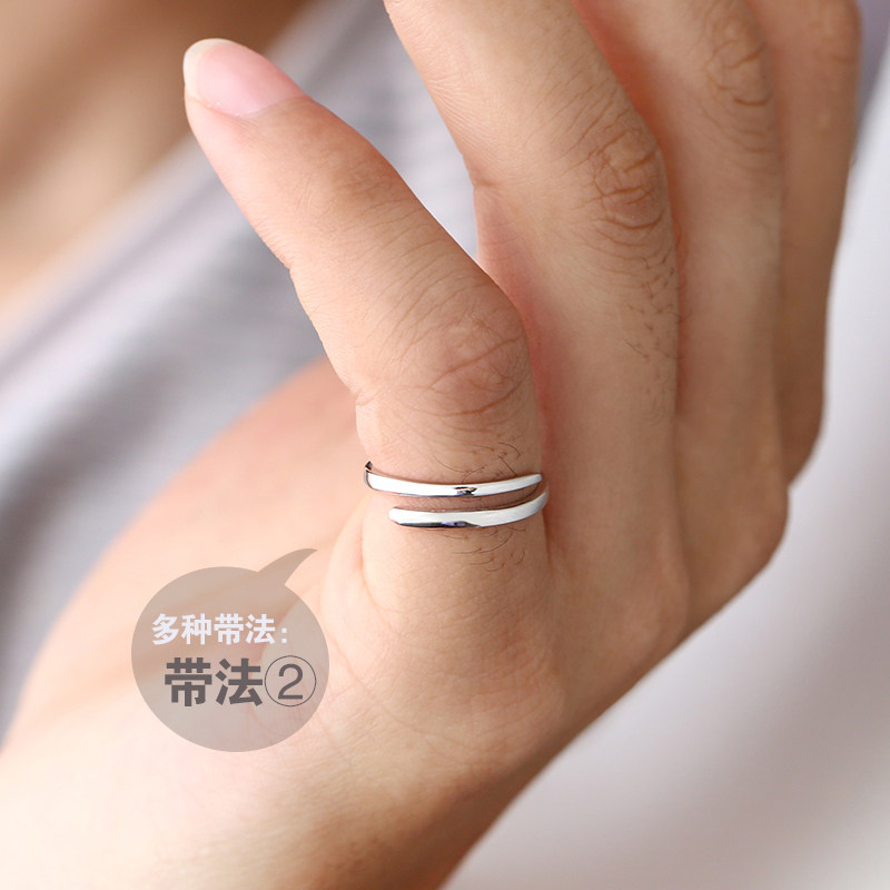 Bague homme       en Argenterie - Ref 3086828 Image 5