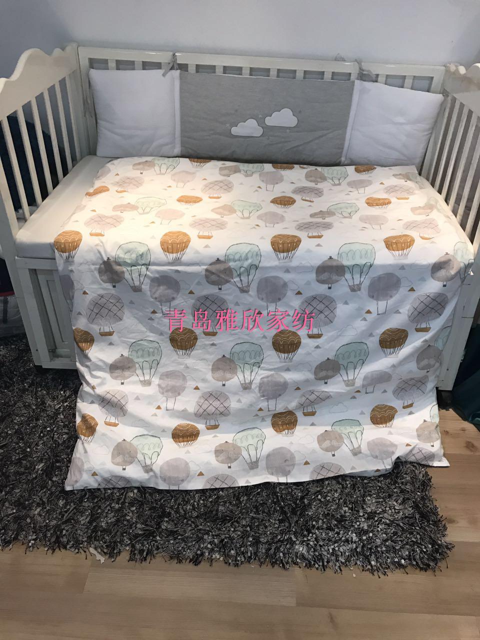 Cartoon children's quilt cover Kindergarten quilt cover Student single quilt cover quilt Cotton baby bedding