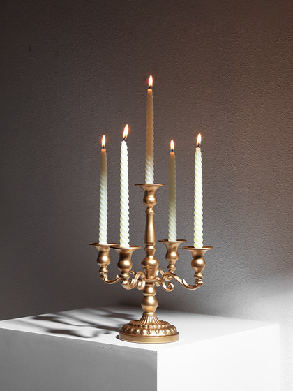 法式复古金属多头铁艺烛台底座家用香薰蜡烛托台烛光晚餐装饰摆件