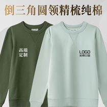 Sweatshirt custom printed logo team work clothes printed embroidery outing outdoor photography class reunion work clothes printed